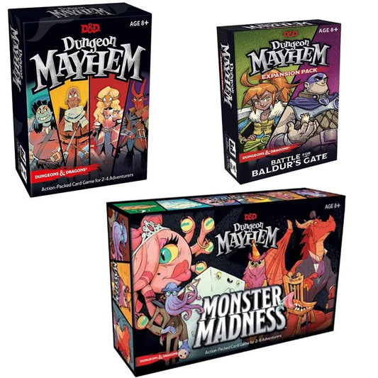 Baldur's Gate Dungeon Mayhem Board games Monster Madness Card English version Children's Toy Gift