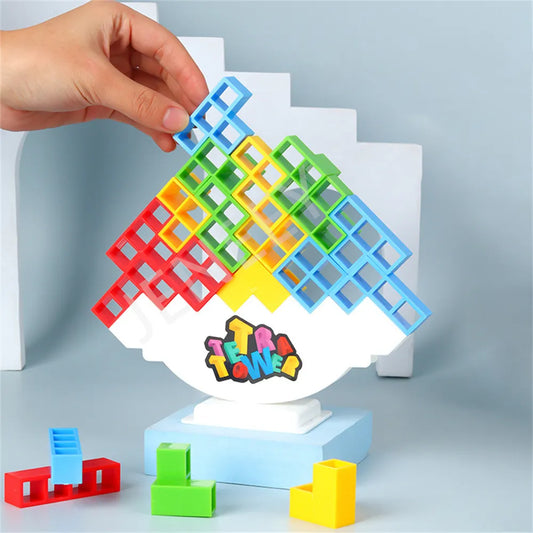 Tetra Tower Game Balance тетрис Tower Puzzle Board Game Kids Building Block Toys 3d puzzle block DIY Assembly Russian puzzle